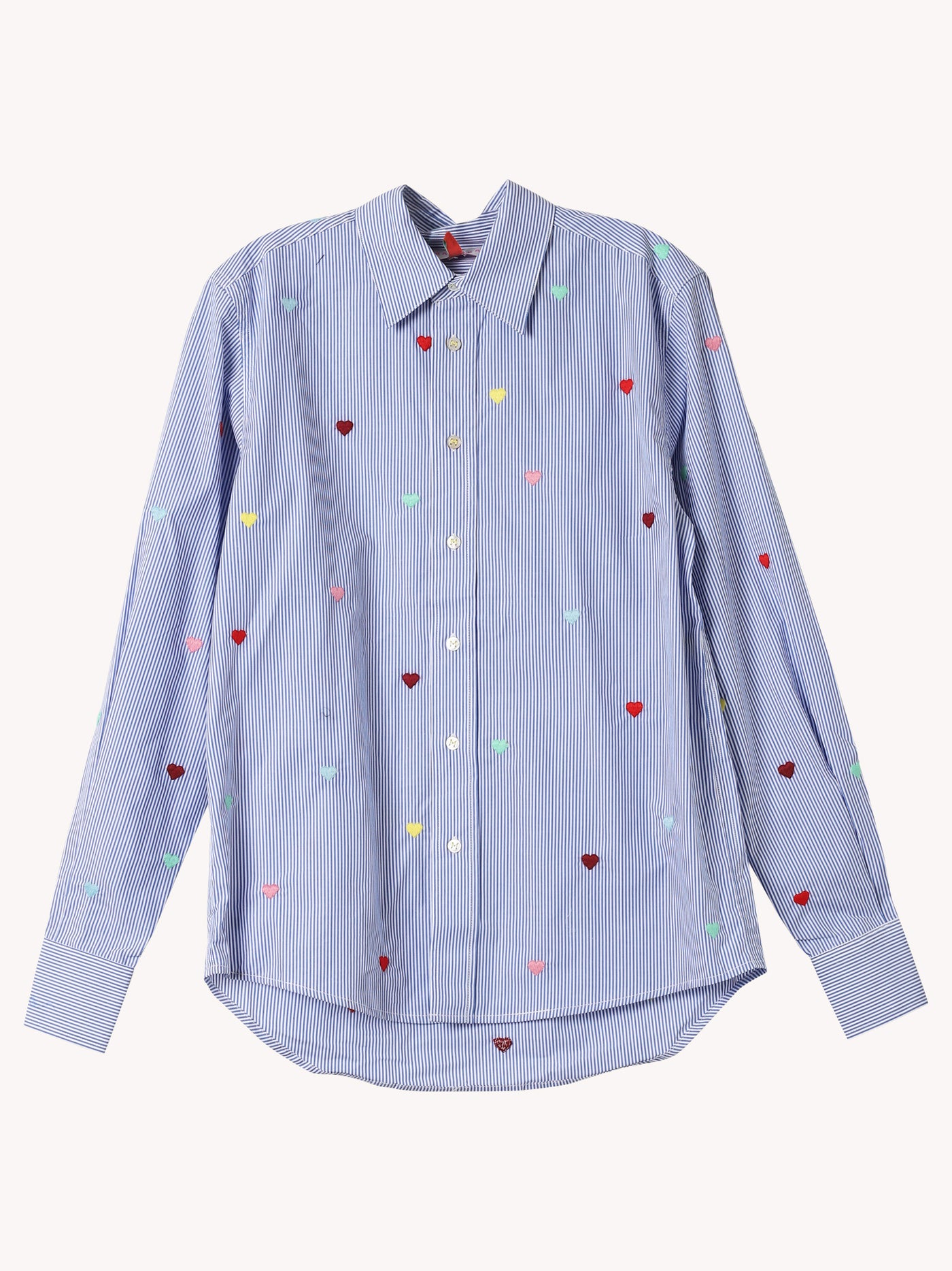 Heart Embroidered Shirt