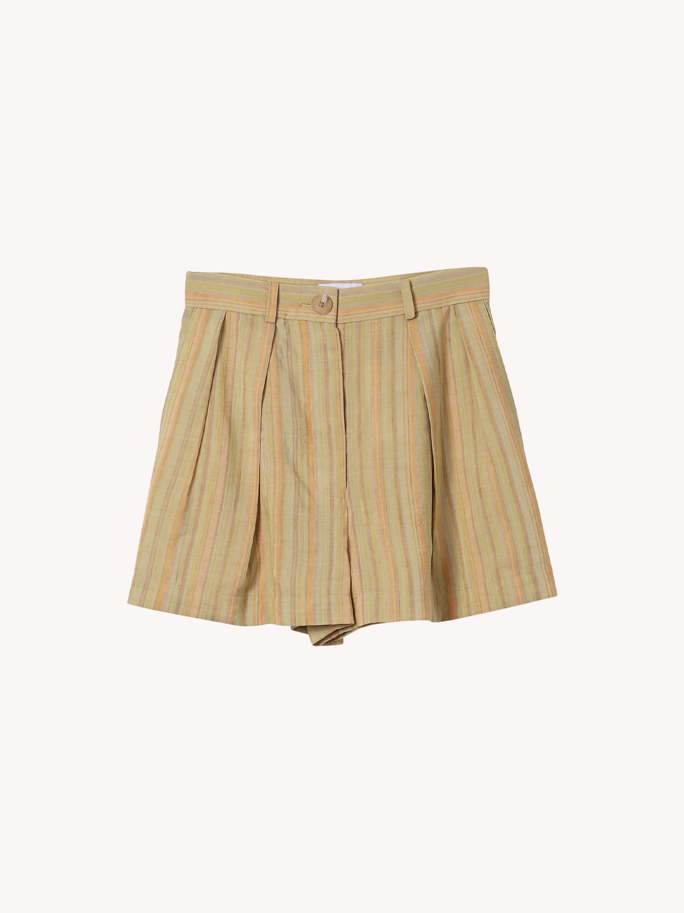 Stripe Pleat Short