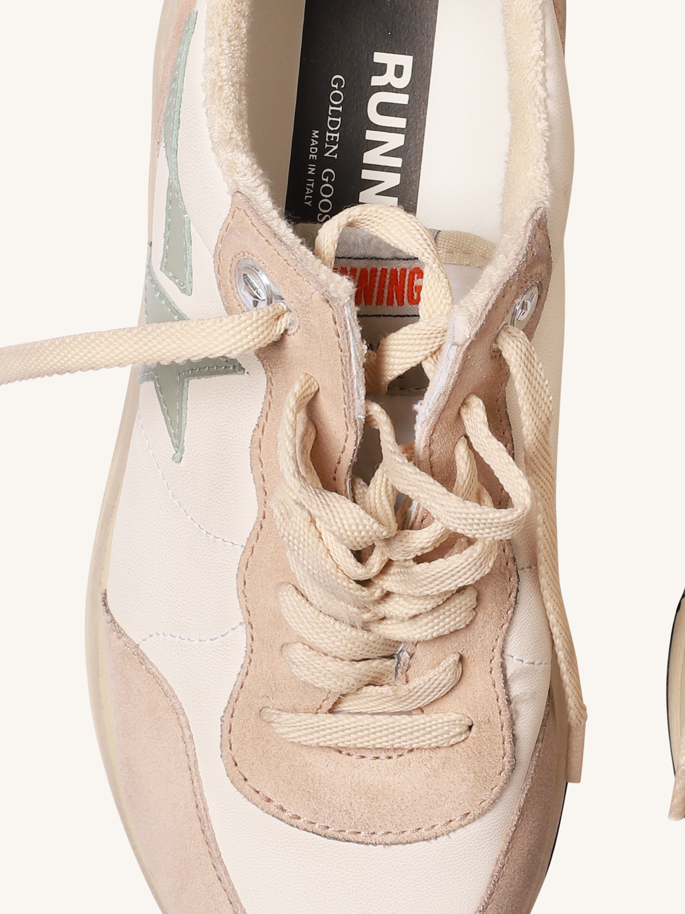 Nude Suede Running Sole Sneaker