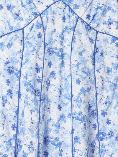 Cami Maxi Dress in Blue Multi