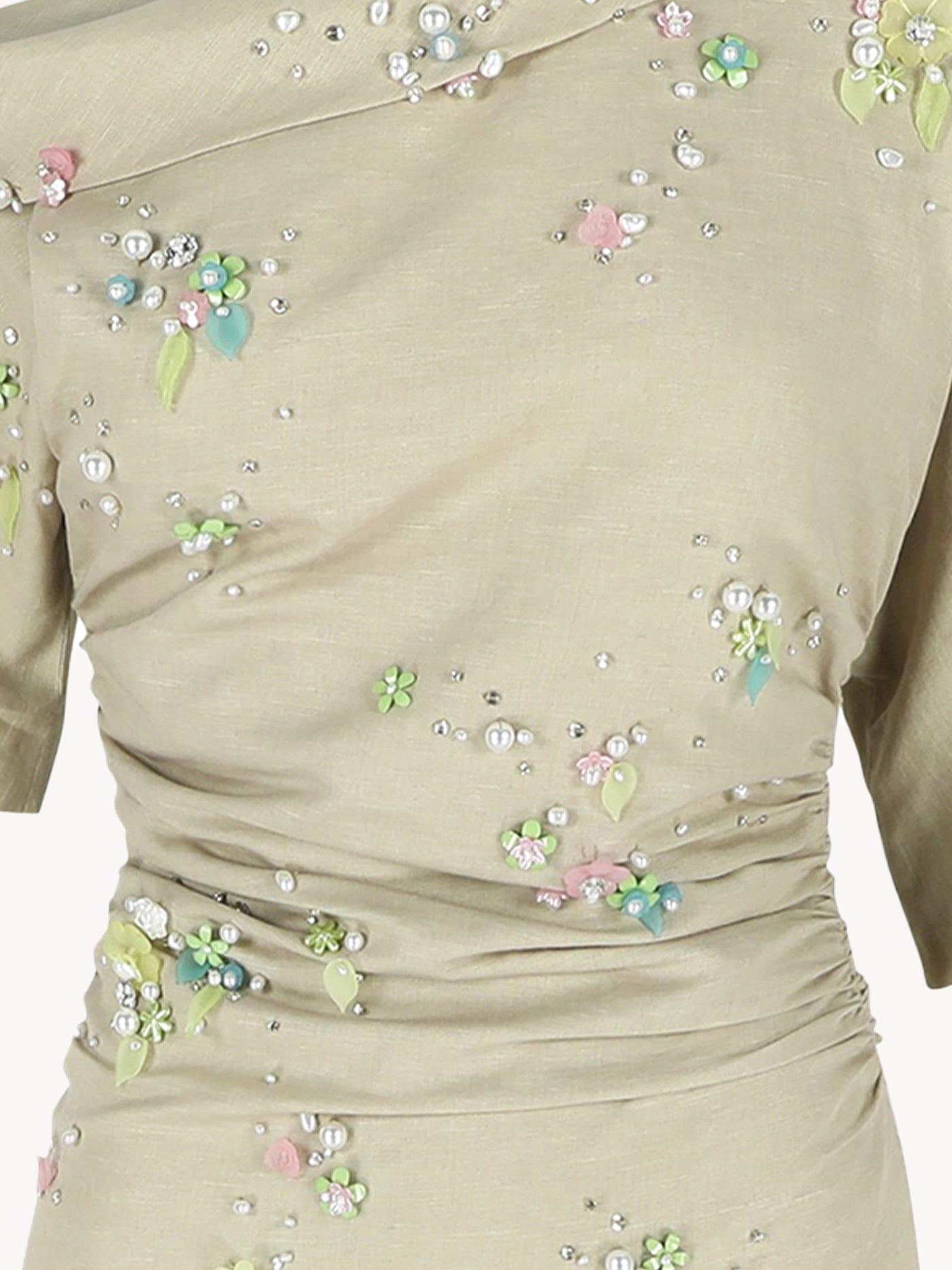 BOWERY EMBROIDERED DRESS