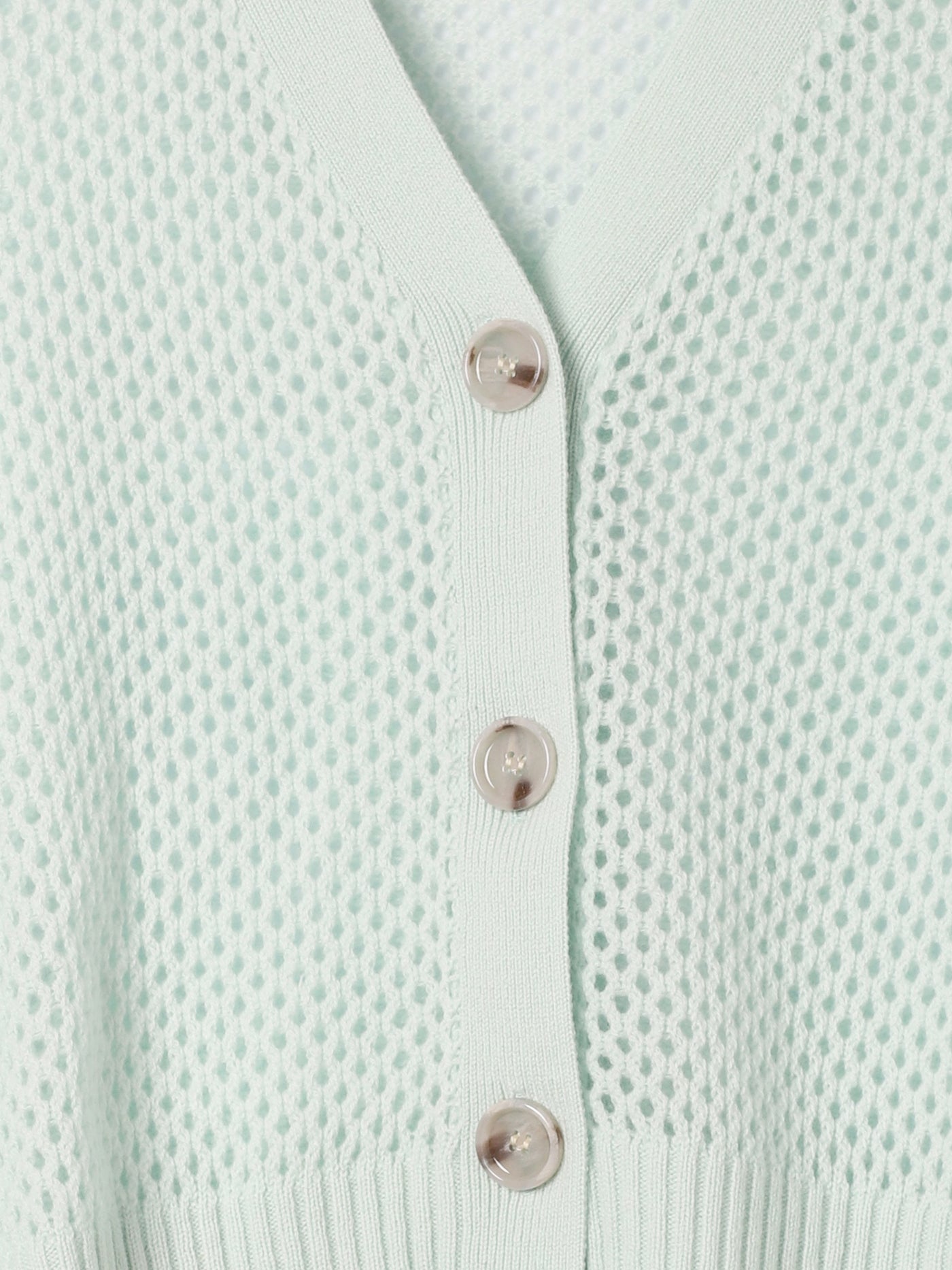 V Cardigan in Flower Milk