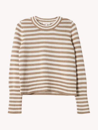 Micha Stripe Cotton Sweater