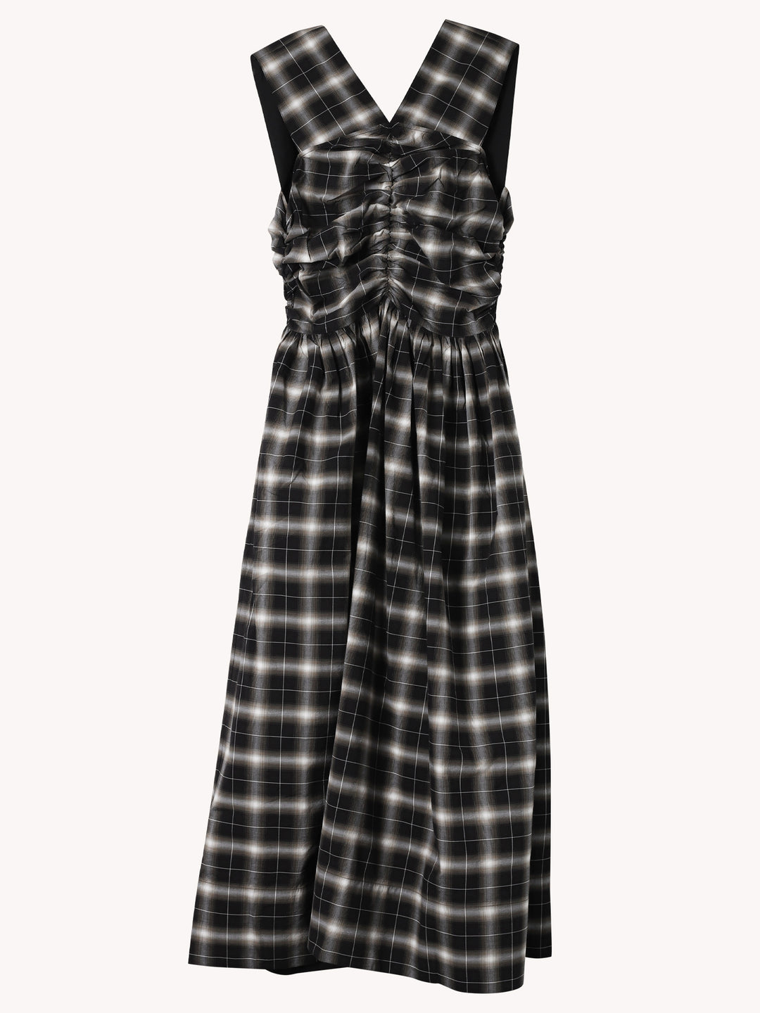 ワンピース connie 洗える】ギャザーコンビ ニットワンピース（OPWOGW0658