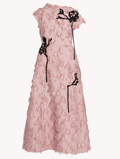 Asymmetric Short Sleeve Dress