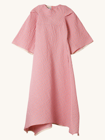 Crinkle Bell Sleeve Dress