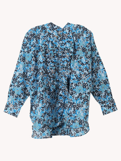 FLOWER FIELD PISCINA BASE FRILL SHIRT