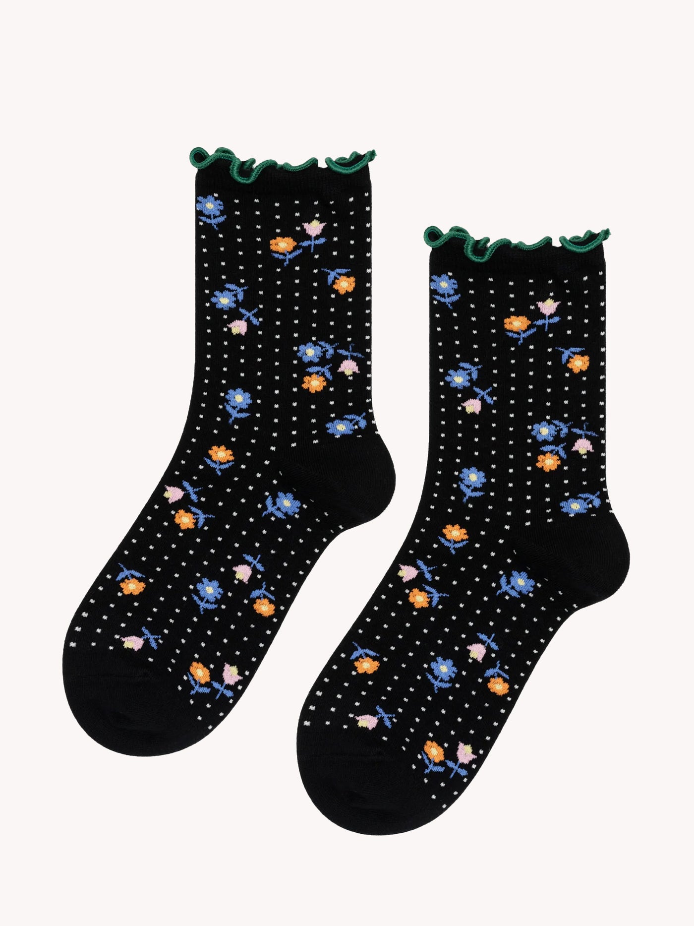Dottie Floral Crew Socks