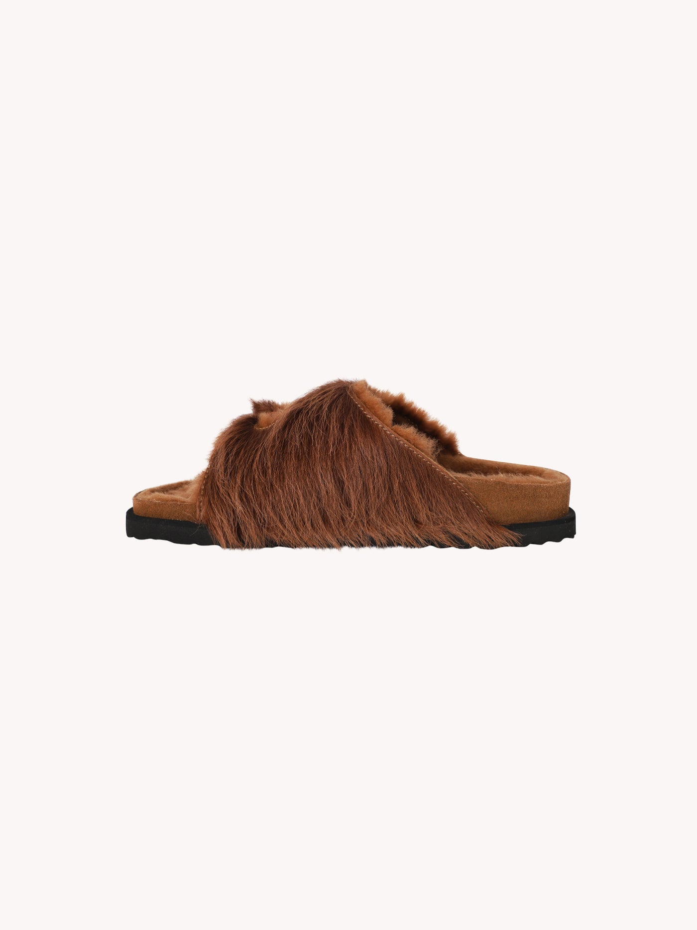 Zurich Pony Shearling Sandal