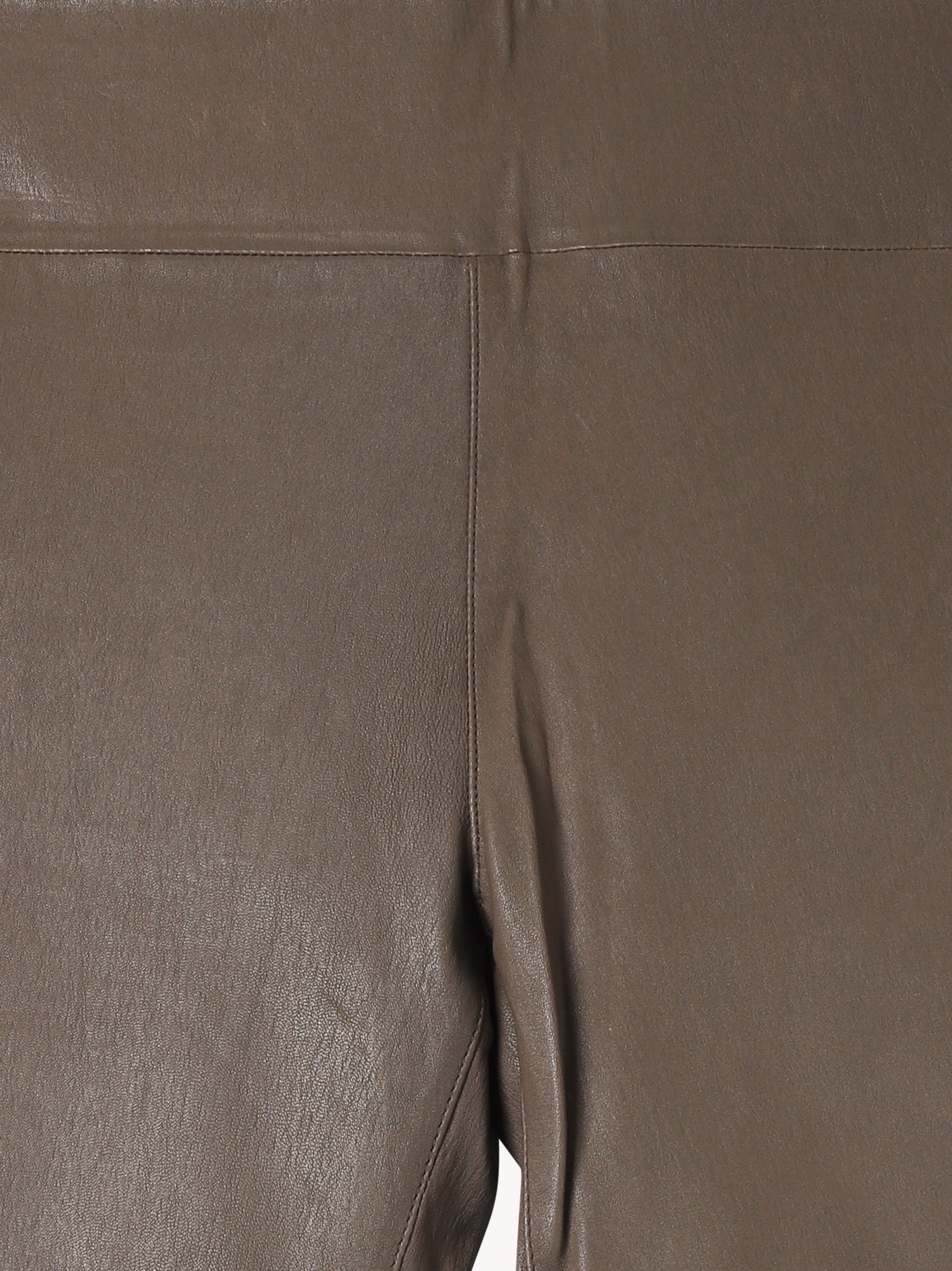 3/4 Kick Leather Legging in Grey