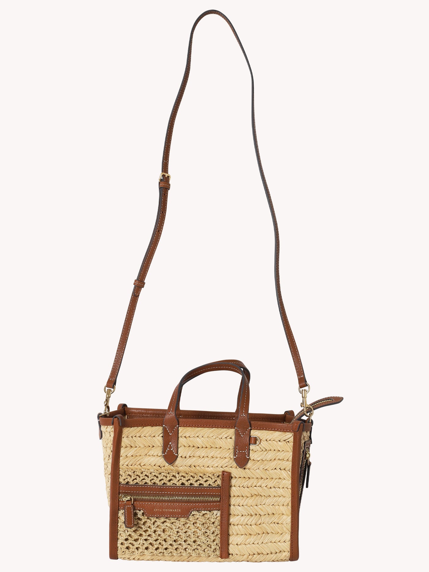 Pocket Tote in Raffia