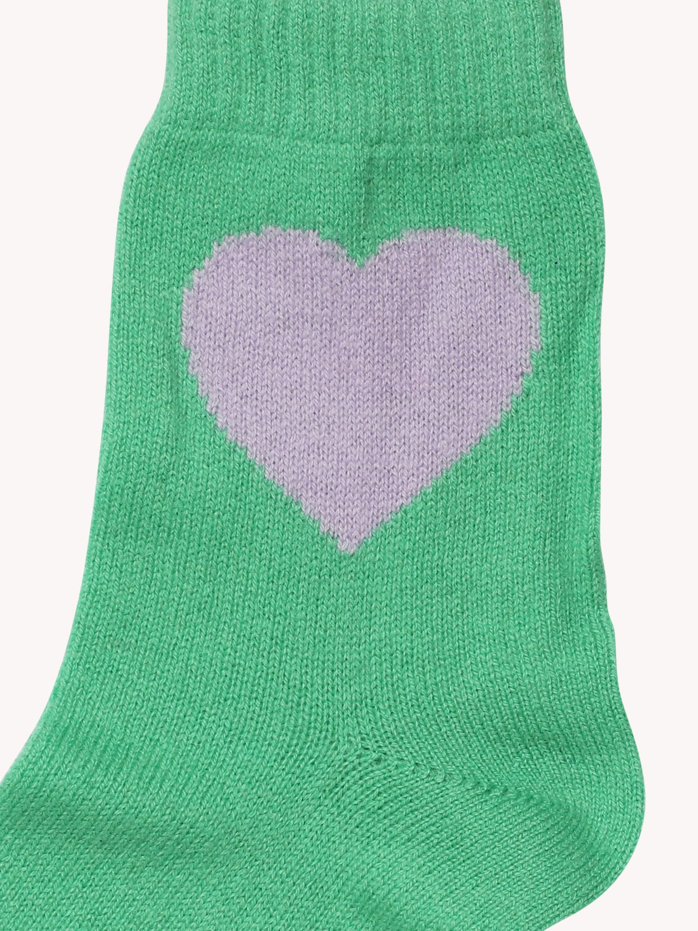 Heart Socks in Green