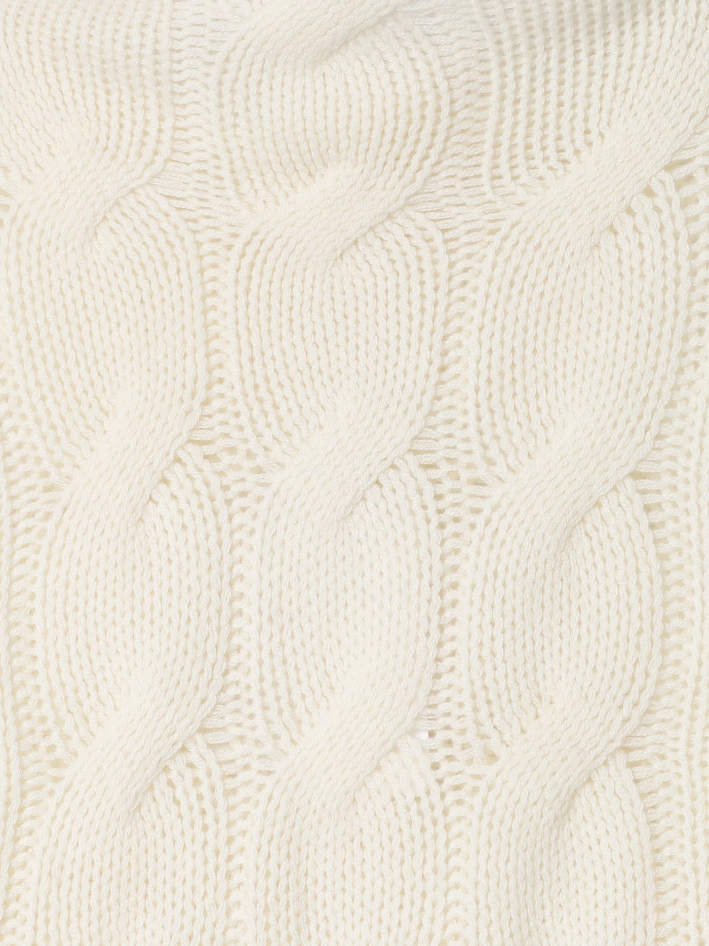 Salvia Sleeveless Cable Turtleneck