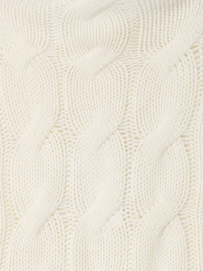 Salvia Sleeveless Cable Turtleneck