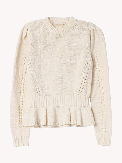 Aurelie Peplum Pullover