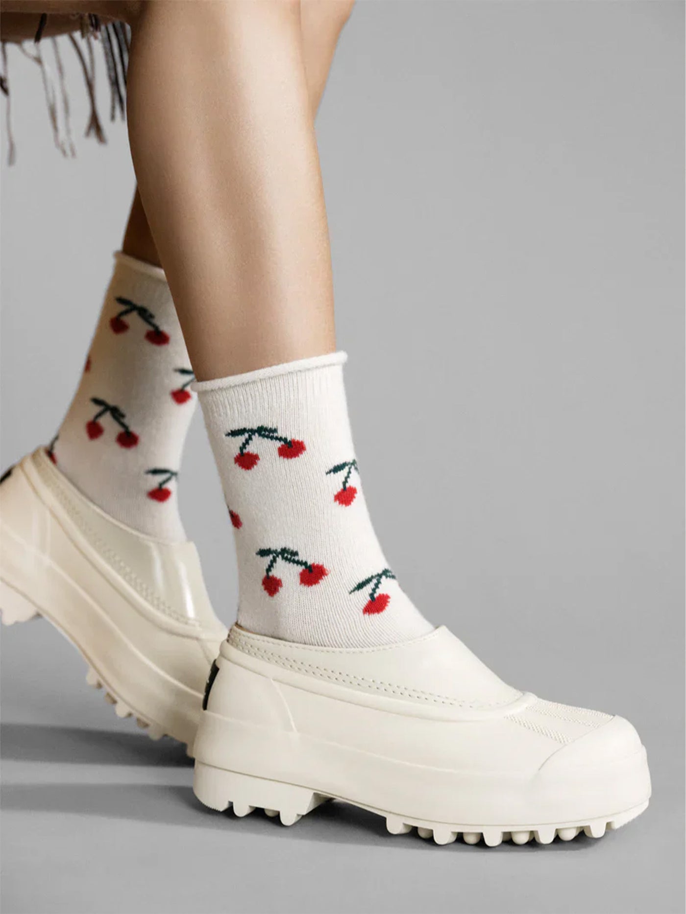 Cherry Bomb Crew Socks