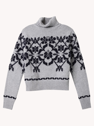 Zoe Fairisle Turtleneck Sweater