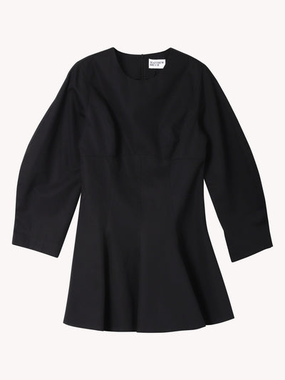 Mutton Sleeve Mini Dress