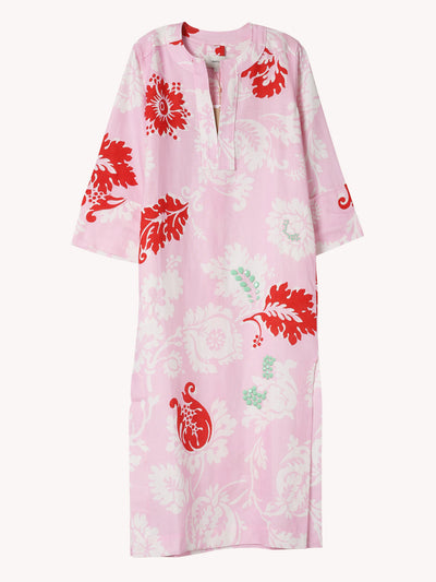 Cabana Floral Long Tunic Dress