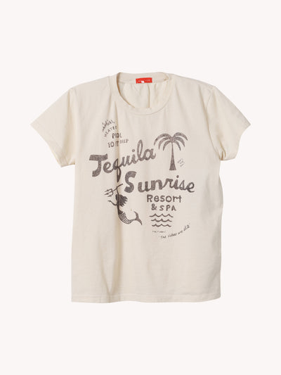 THE BOXY GOODIE GOODIE TEE IN TEQUILA SUNRISE
