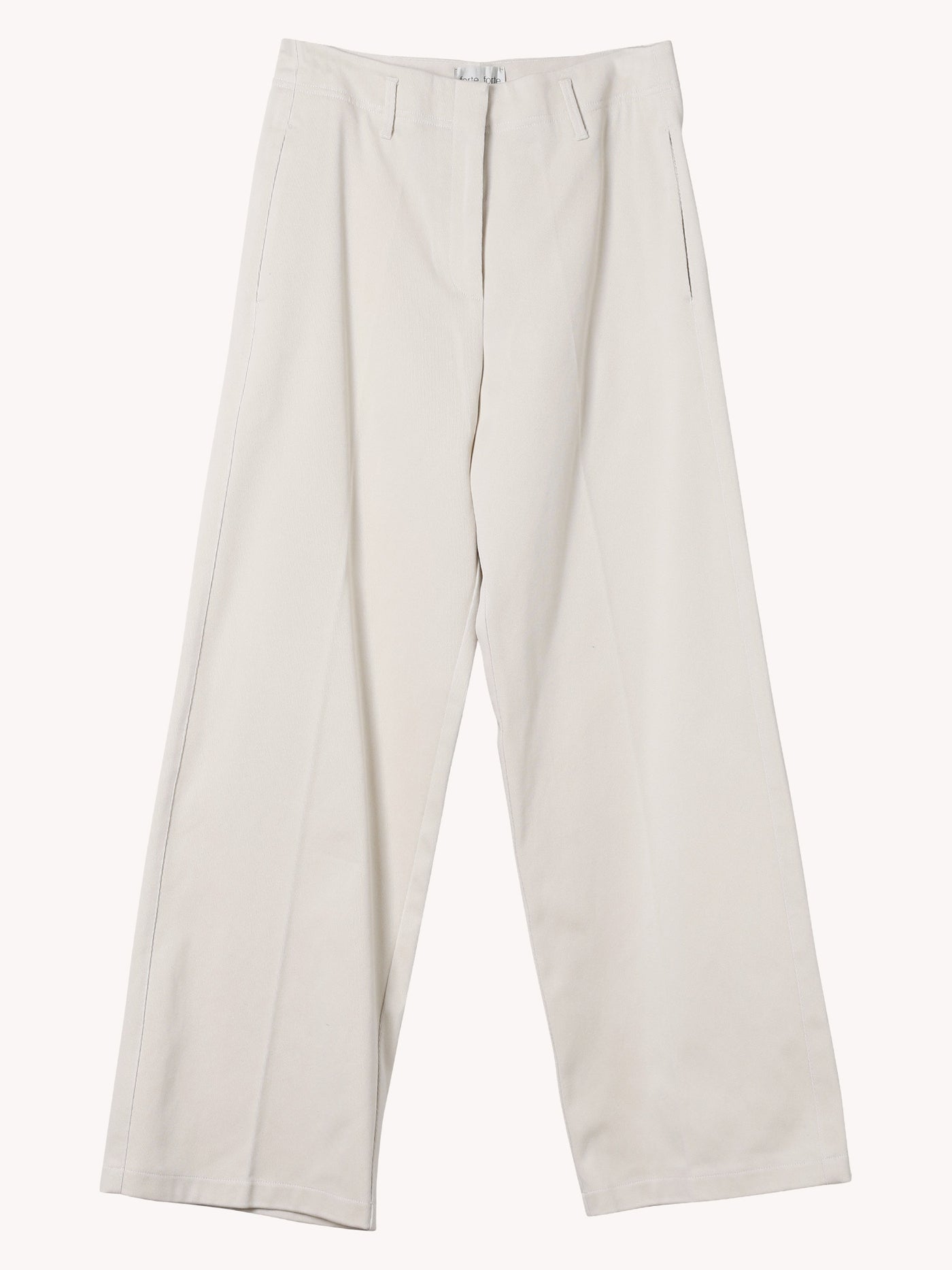 COTTON STRAIGHT LEG PANTS