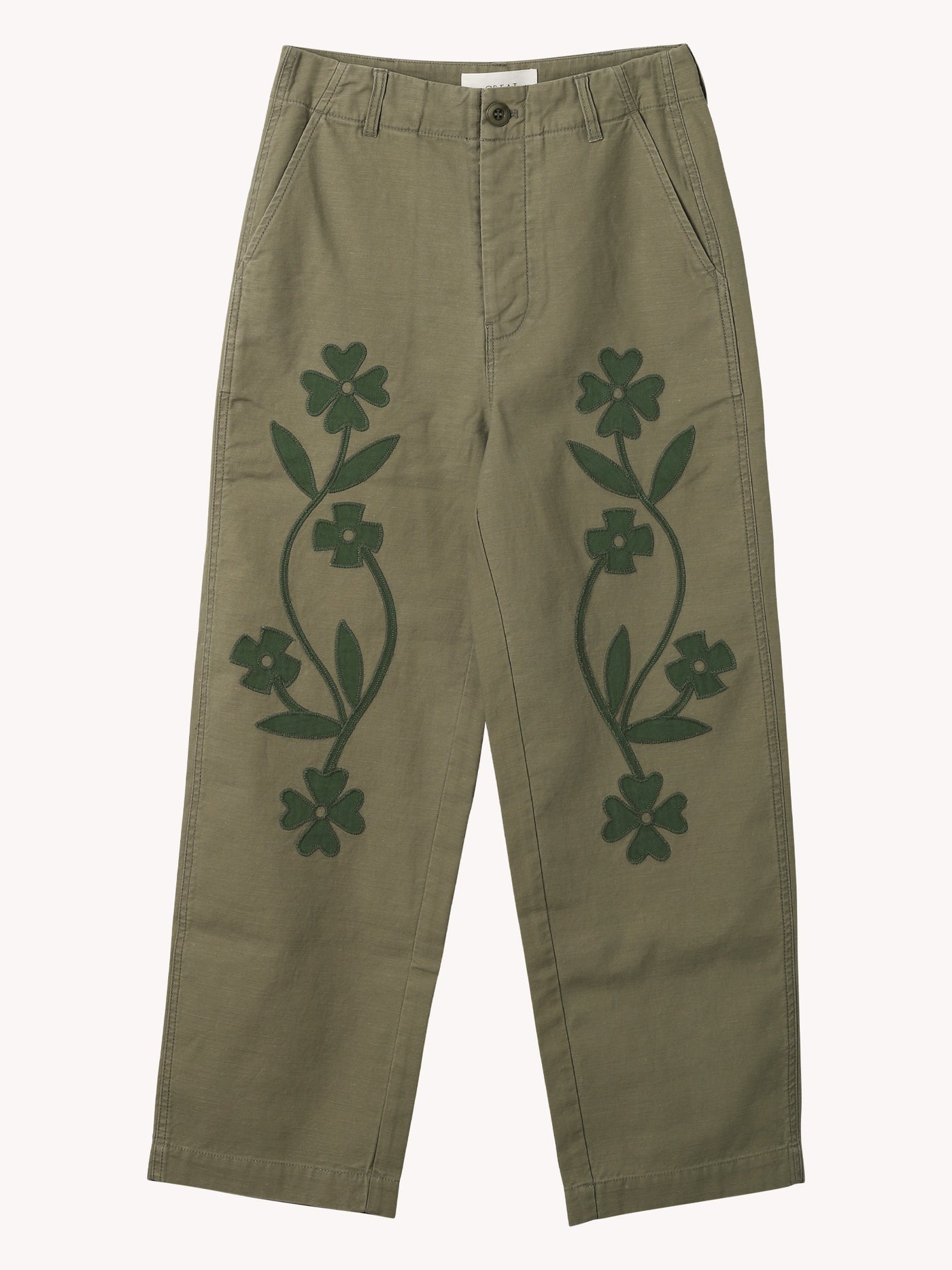 Floral Applique Admiral Pant