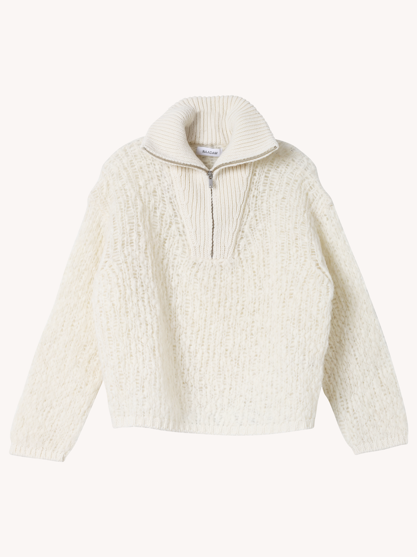 BOUCLE QUARTER ZIP