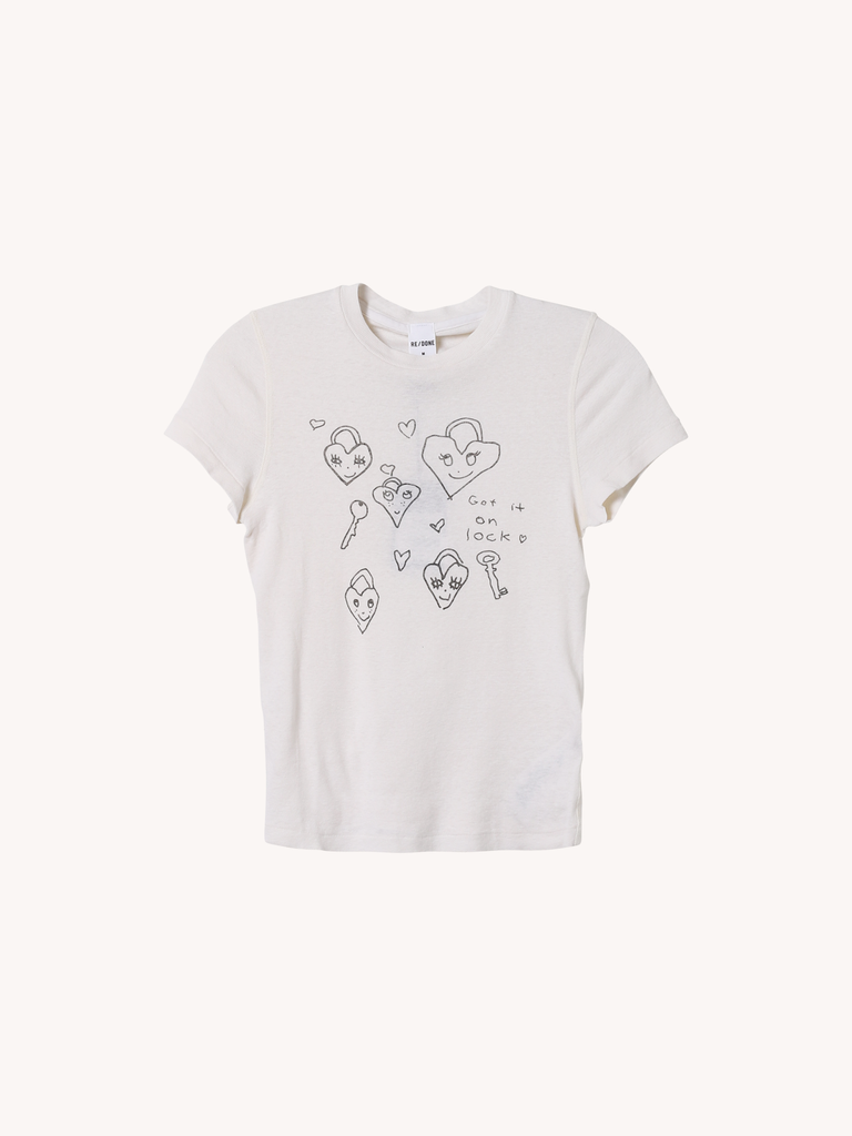 【2000Archives】DESIRE BABY TEE Desire Me Adore Me Baby Tee – Y2K Coquette Crop Top, Soft
