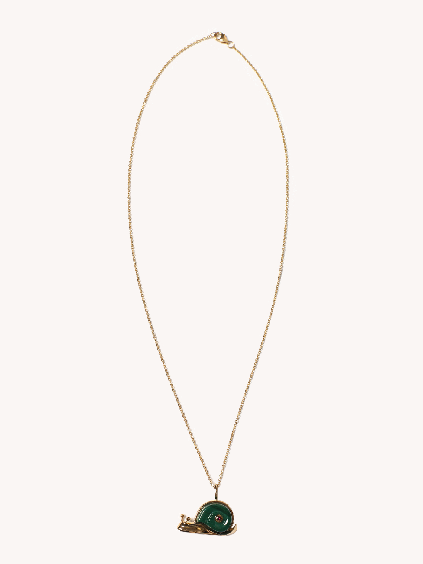 Small Snail Pendant Necklace