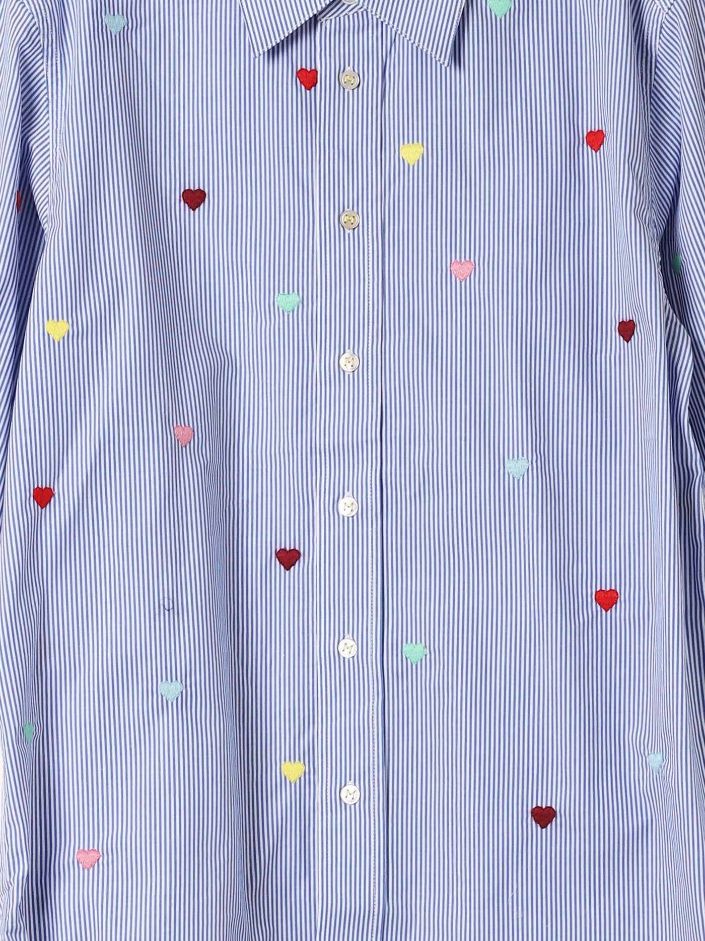 Heart Embroidered Shirt