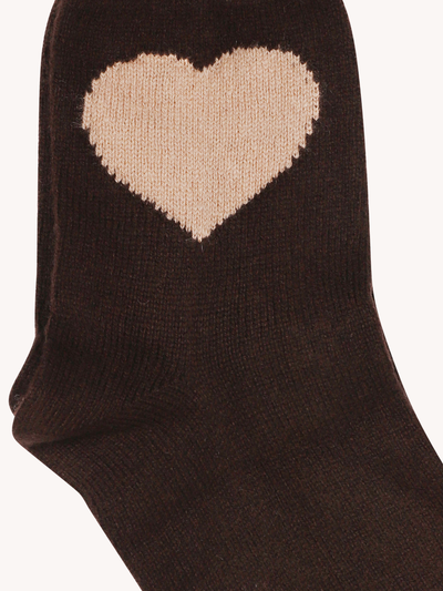 Cashmere Heart Socks