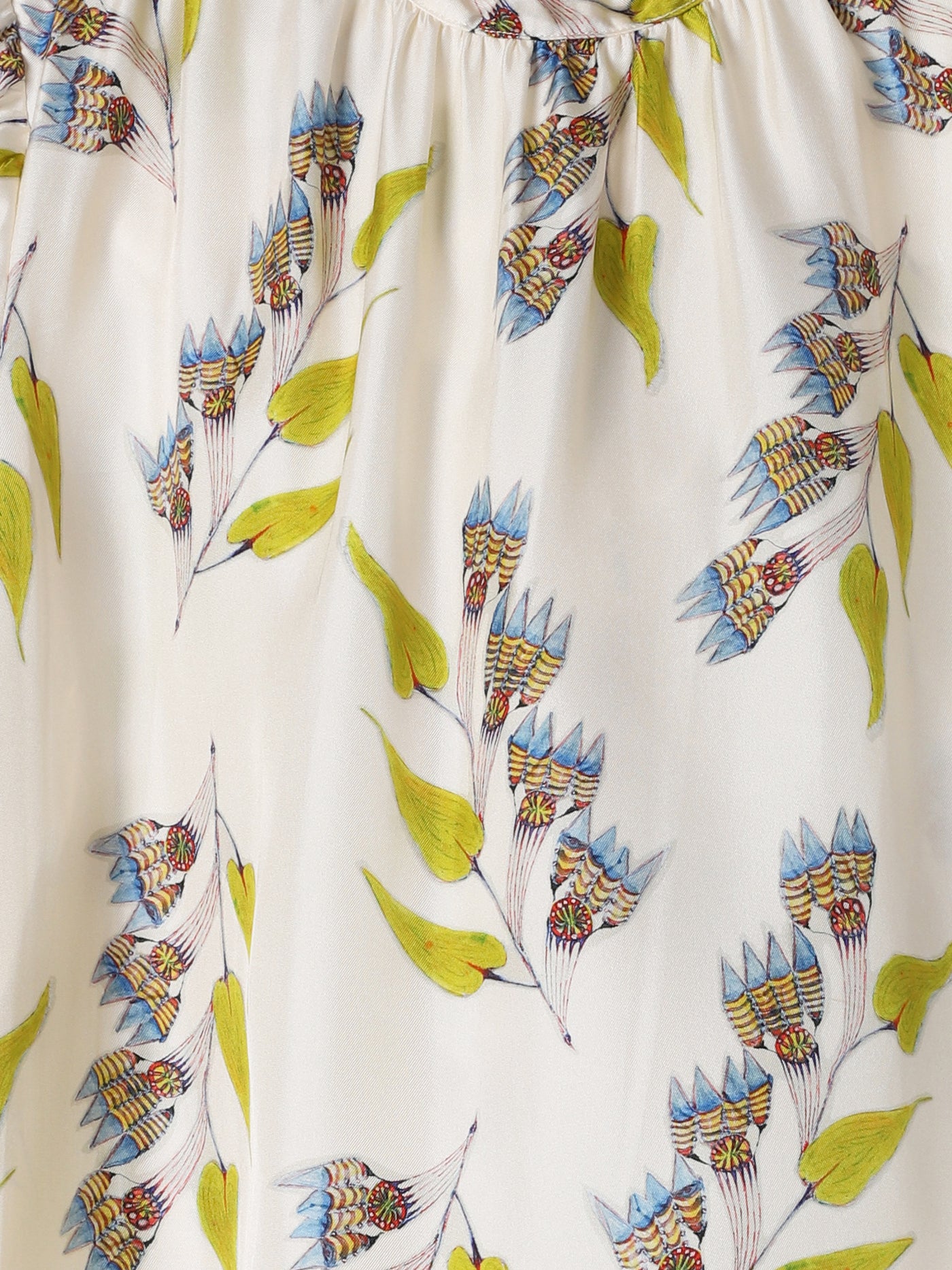 Ornament Tie Neck Blouse