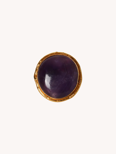 MACARON RING IN AMETHYST