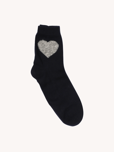 Cashmere Heart Socks