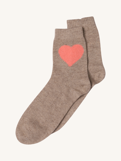 Cashmere Heart Socks