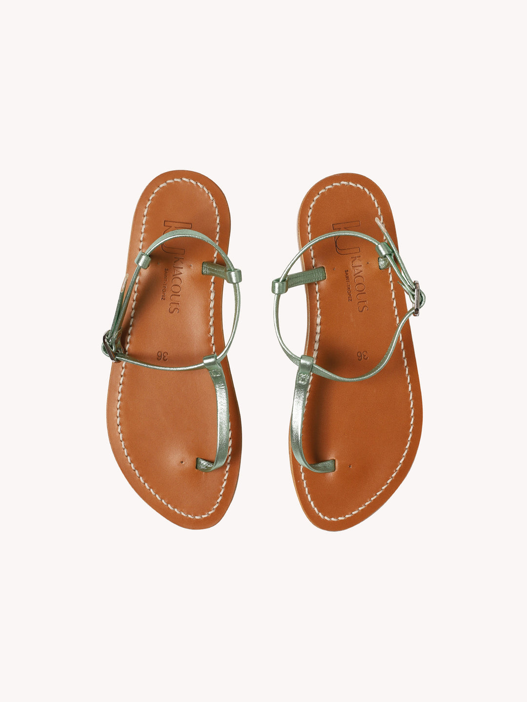 サンダル・ミュール K Jacques SS25 'Petrone' sandals (PETRONE PULNOIR) Petrone Sandal – La Garçonne