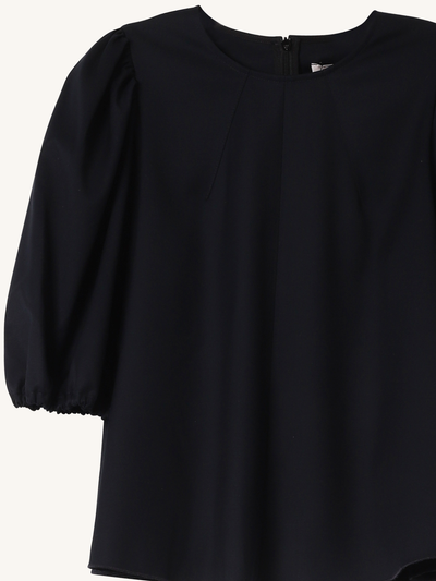Flower Blouse in Navy