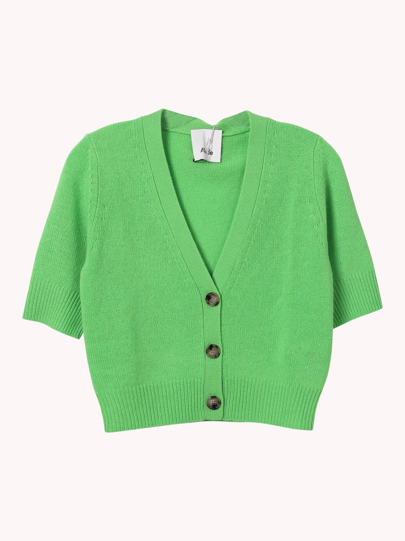 SHORT SLEEVE VNECK CARDIGAN