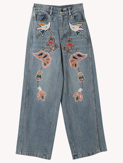 Kara Beaded Jeans
