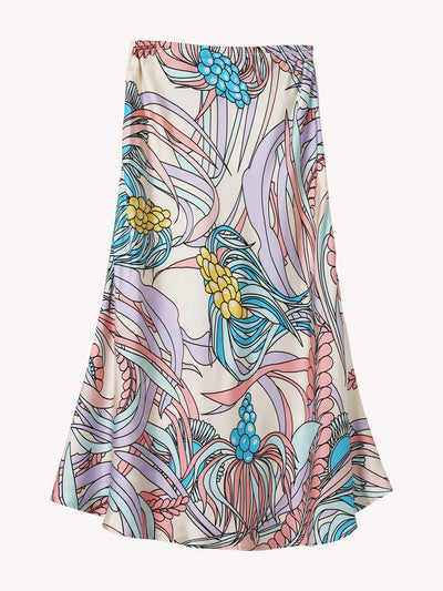 NOLA GEOMETRIC PRINT SKIRT
