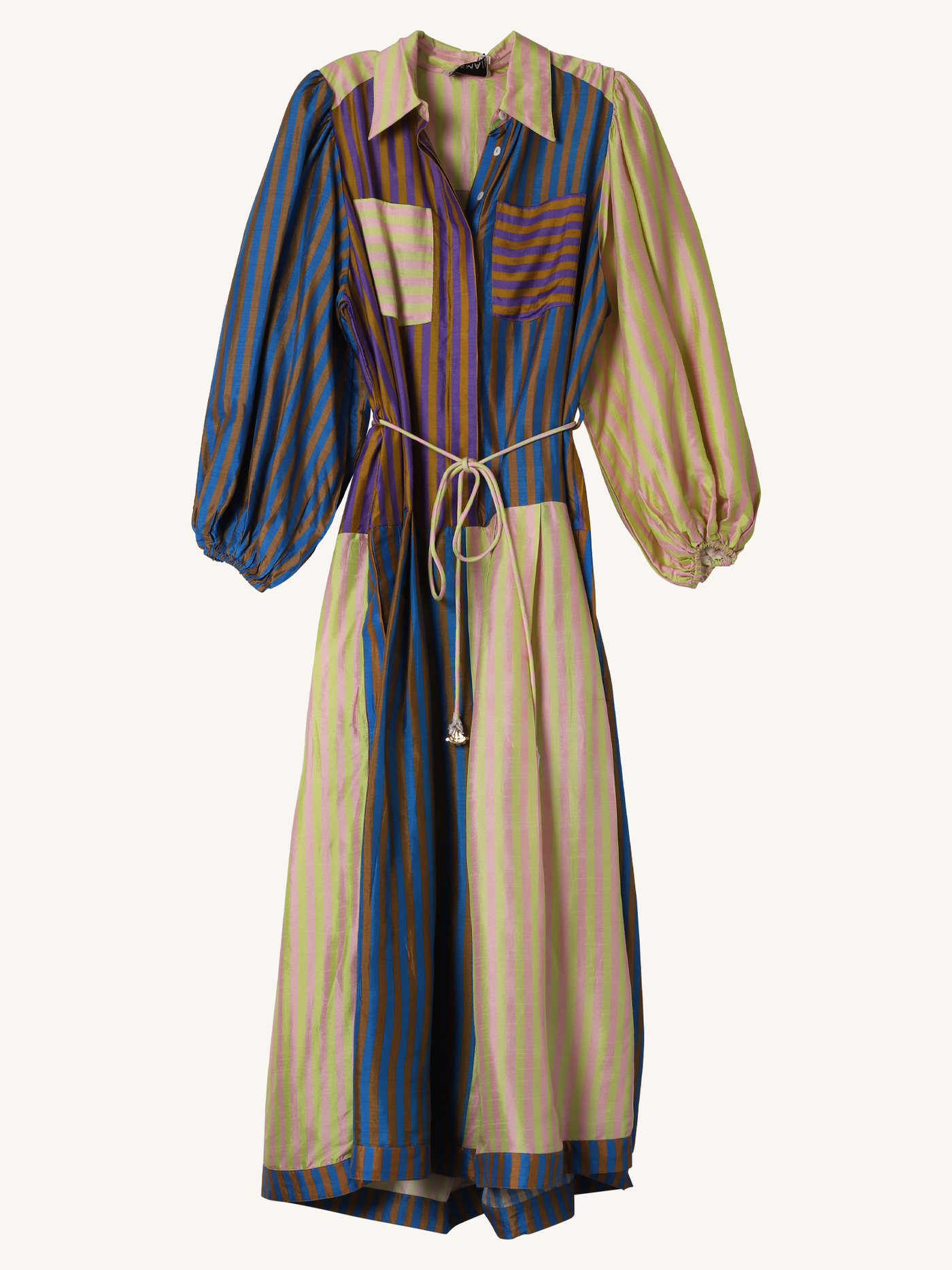 Diaz Stripe Shirtdress