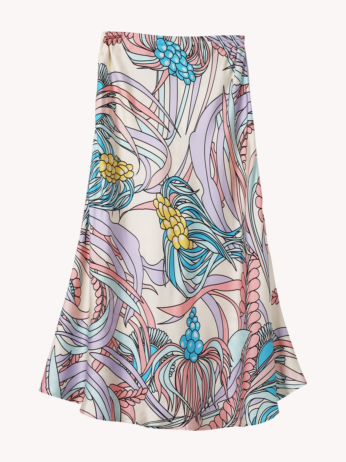 NOLA GEOMETRIC PRINT SKIRT