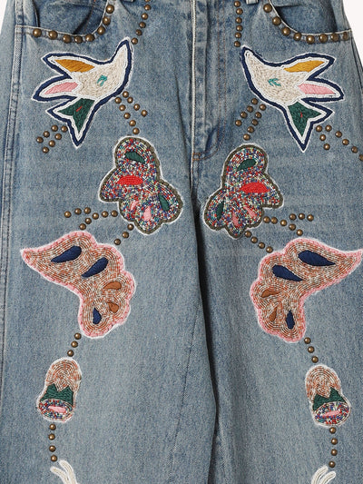 Kara Beaded Jeans