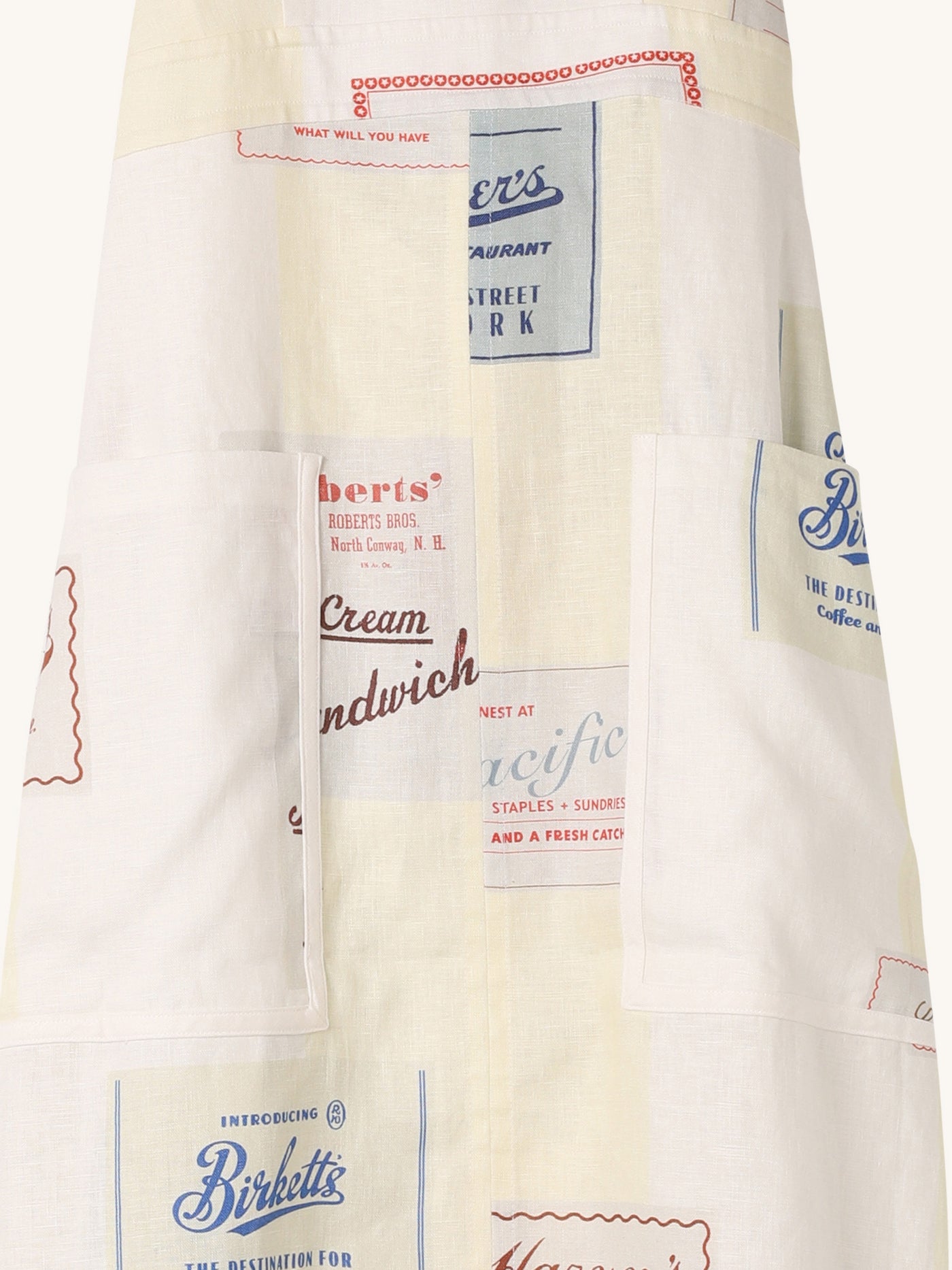 Patch Label Apron Dress