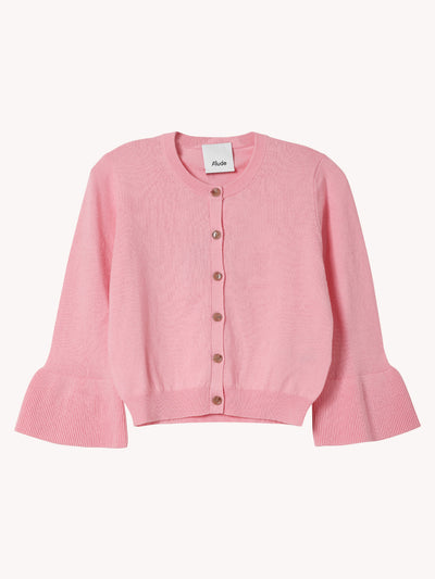 BELL SLEEVE CROP CARDIGAN