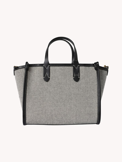 XS POCKET TOTE IN SALT AND PEPPER