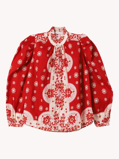 ANNABEL LAVA BANDANA SHIRT