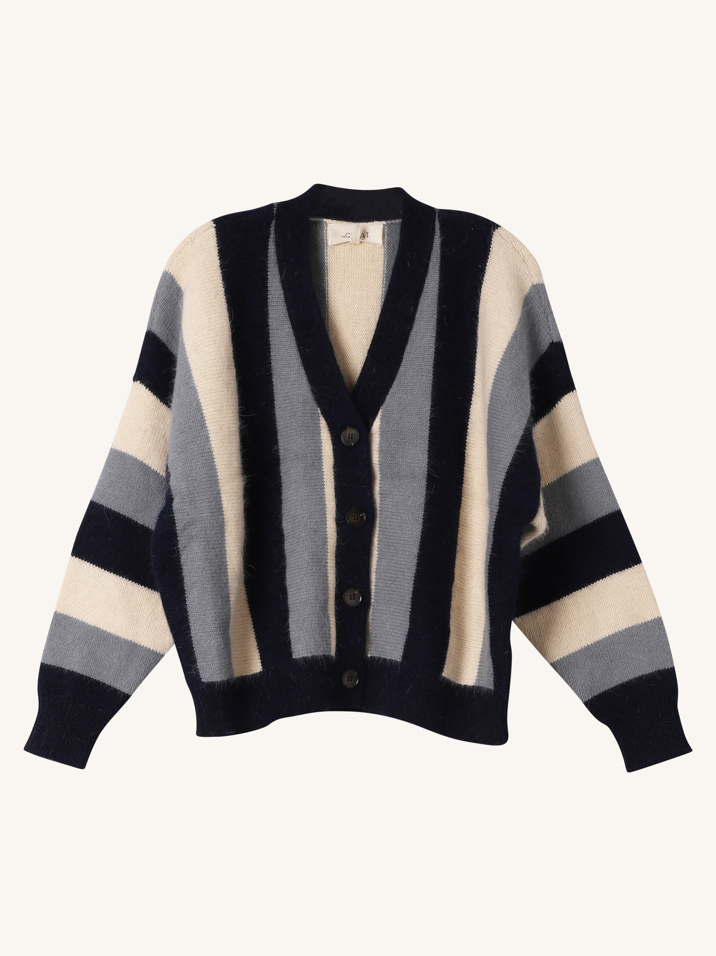 Stripe Slouch Cardi