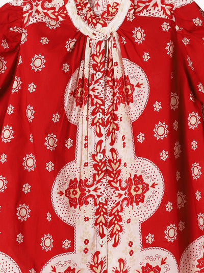 ANNABEL LAVA BANDANA SHIRT