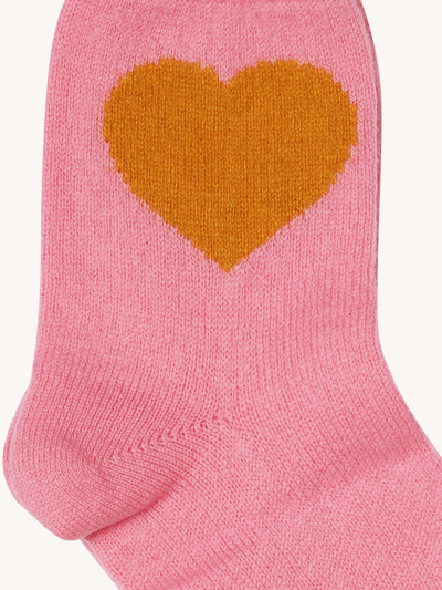Cashmere Heart Socks